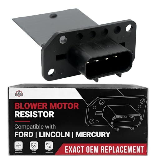 Image of Lower HVAC Blower Motor Resistor - Compatible with Ford, Lincoln, Mercury - Escape, Expedition, F-150, F-250 Super Duty, F-350 Super Duty, Fiesta - Heater Blower Resistor - Replaces 3F2Z-18591-AA