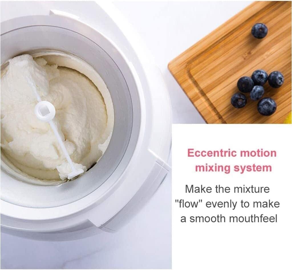 Automatic Soft & Hard Serve Self Freezing Ice Cream Maker Machine 600ML Gelato Sorbet Frozen Yoghurt