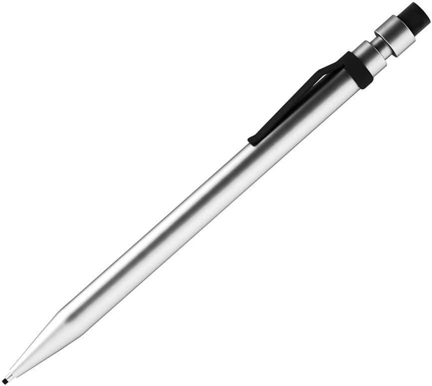 Modern Fuel Solid Metal Mechanical Pencil, drafting pencil, drawing pencil, writing pencils, engineering pencil, professional mechanical pencils, retractable pencil (Stainless Steel)