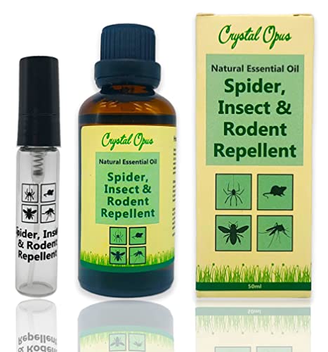 Makes 30+ litres of Mouse, Spider, Insect & Rat Repellent Spray. Tried & Trusted Concentrated Blend of Peppermint, Lavender & Citronella Oil. Ultra-Effective & Safe Deterrent. Home, Garden & Holiday.