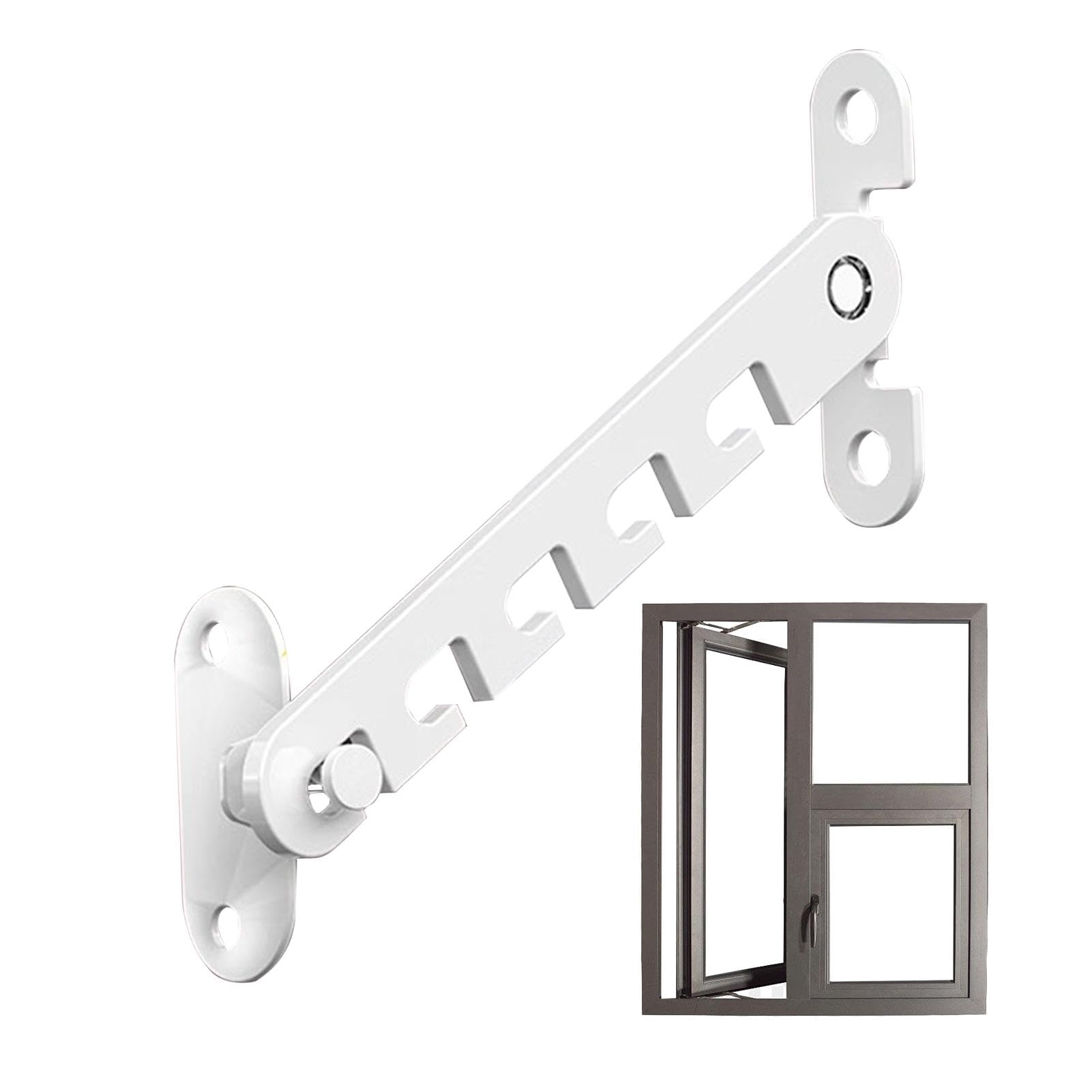 Amazon.co.jp: 開き窓ステー | チャイルドプルーフリストリクター安全ロック - ウィンドウウィンドフックセキュリティウィンドウラッチ  チャイルドプルーフリストリクターセーフティロック 様々なドアや窓用 : ベビー＆マタニティ