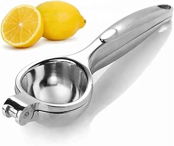 FETHİYE WHOLESALE Stainless Steel Manual Citrus Juicer, Lemon and Juicer, Professional Hand Juicer Kitchen Tool Durable and Easy to Clean
