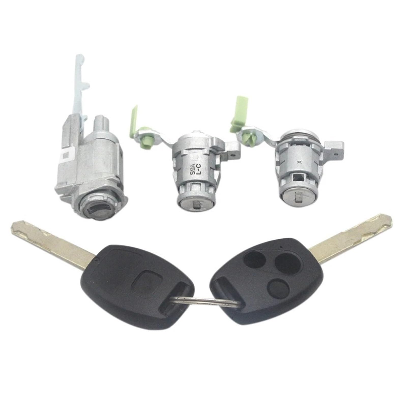przycisk start stop Blokada stacyjki samochodu zapłonu Zestaw zamka z kluczem pasuje do Honda Civic CRV 2002-2006 72185-S9A-013
