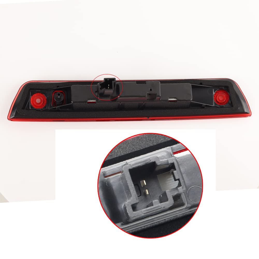 AIVYNA Luce di Arresto del Freno Posteriore A LED con Montaggio Alto E Terza Coda per Jeep Grand Cherokee 2005-2010,Rosso