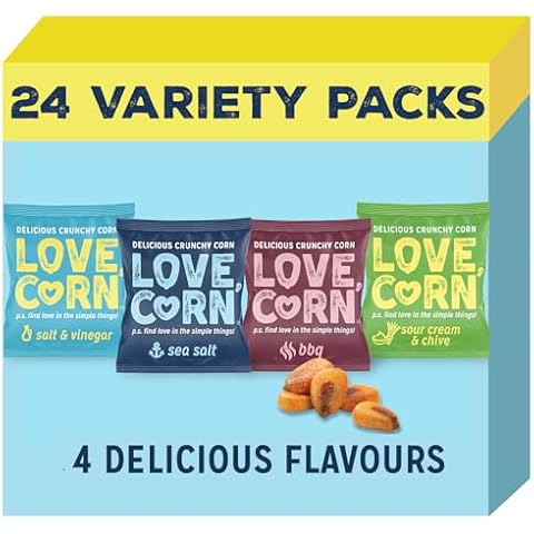LOVE CORN Variety Pack - Crunchy Snacks Cover