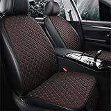 YLCYGJ Cuscino Sedile Auto per Lexus UX 250h Hybrid 2019-2022, Protezione Sedili Morbido e Traspirante Coprisedile Comfort Cuscino Antiscivolo Accessori,C/Black Red