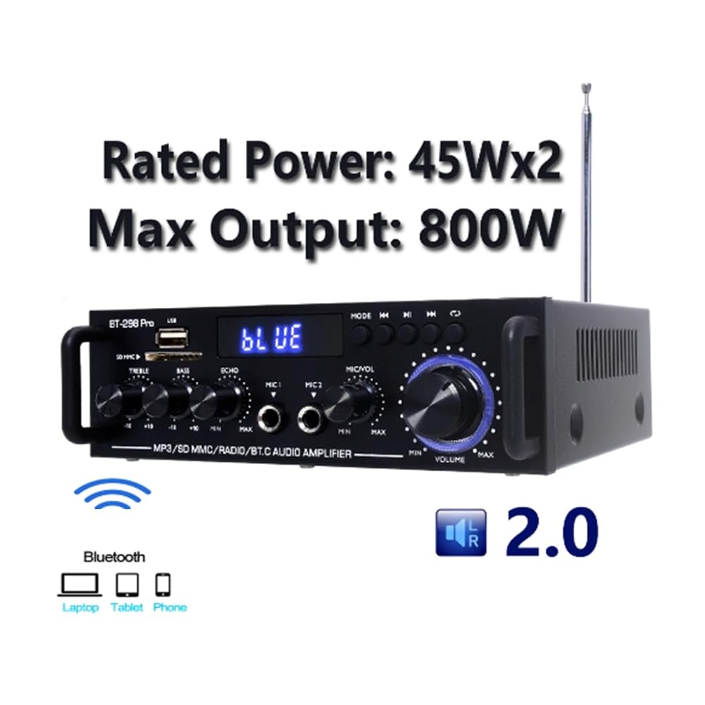 Fosi Audio BT30D Bluetooth 5.0 Amplificatore Audio Stereo 2.1 Canali Fosi Audio BT30D Bluetooth 5.0 Amplificatore Audio Stereo 2.1 Canali