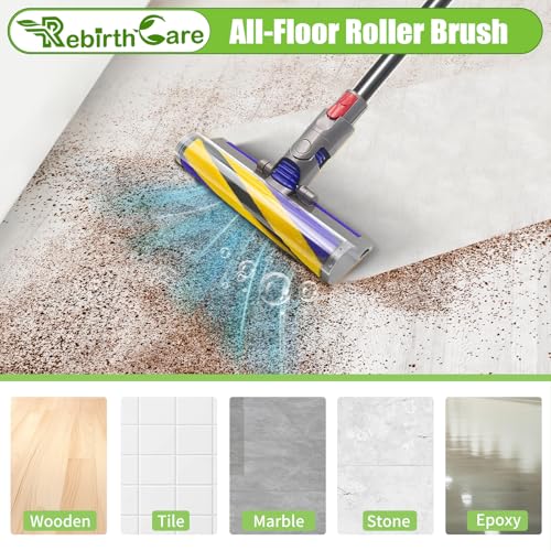 Image of Brush Roller and Filter for Dyson V15 Detect /V15 Detect Plus Vacuum Cleaner, V15 Replacements Parts #970013-02 & 971634-01
