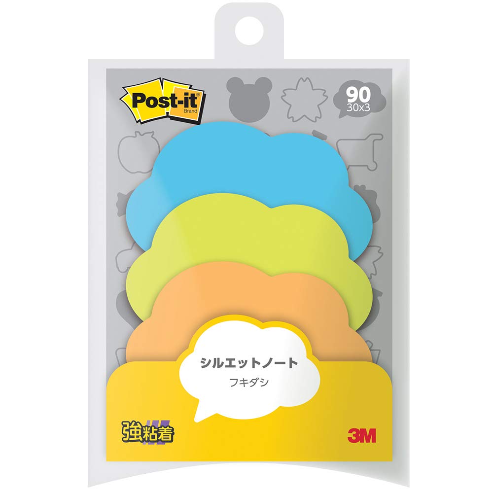 ふったさん専用 Amazon.co.jp: ポスト・イット® 付箋 シルエットノート 強粘着