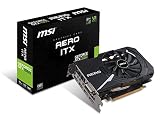 MSI GAMING GeForce GTX 1060 6GB GDRR5 192-bit HDCP Support DirectX 12 Single Fan VR Ready ITX OC Graphics Card (GTX 1060 AERO ITX 6G OC) (Renewed)