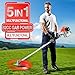 Honrane String Trimmer Cordless,5 in 1(Included Brush Cutter, Pruner, Strimmer, Hedge Trimmer and Chainsaw),Petrol Weed Wacker,2 Stroke Red