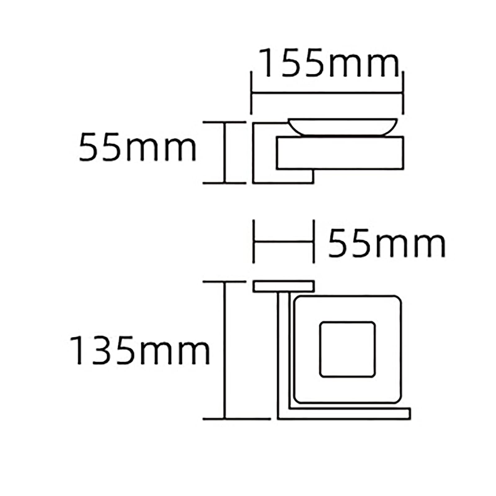 Seifenschalenhalter, Schnellablauf-Seifenschale, schwarzer Seifenschalenhalter for die Dusche, Wandmontage, Seifenhalter aus Edelstahl, stanzfreier Seifenkorb