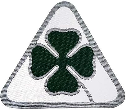 Alfa Romeo Sticker Patch Four-Leaf Clover, 50 mm