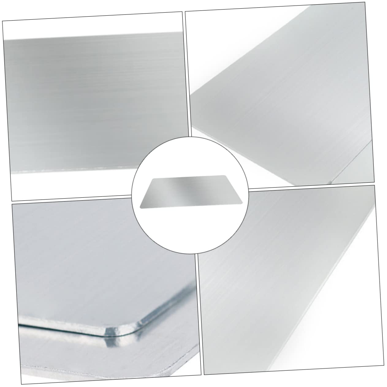 FRCOLOR Kühlmatte für Haustiere Sommer 1 Stück Aluminium Silber