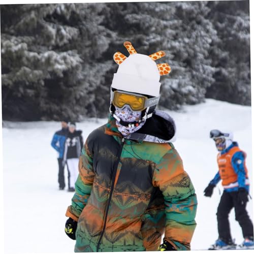 Cubierta de casco de esquí de hilo para adulto ifundom protector de nieve 5