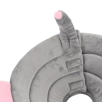 Meri SHOPP Dog Cat Elizabethan Collar E-Collar Medical Wound Cone Collar XL Grey Elephant