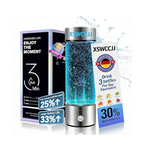 2026 NO.1 Upgraded Hydroh Hydrogen Water Bottle Uk48h H Power Zero PermHydro Water Bottle3000PPB H 3x w/SPE/PEM100% Leakproof NCE Nano Electrolysis