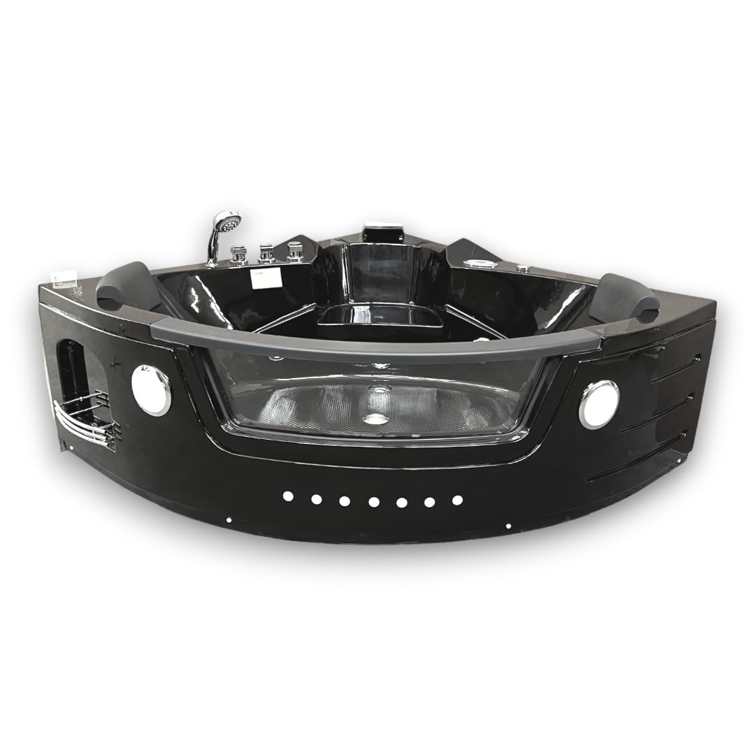 VASCA BAGNO IDROMASSAGGIO CROMOTERAPIA 2 PERSONE NUOVA Mod. MAJESTIC - BATH TUB