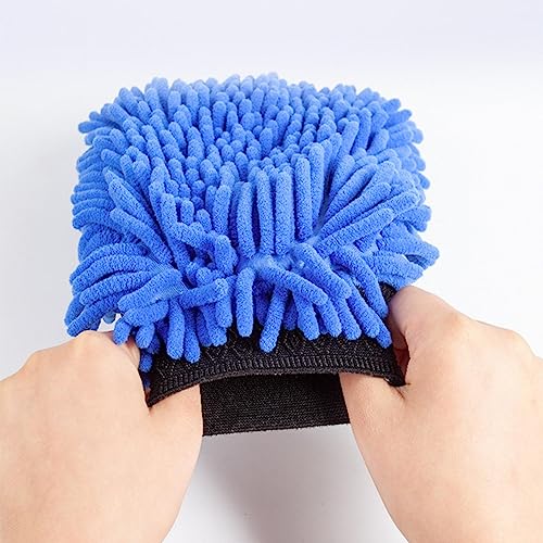 lavagem carro - carro impermeável veludo coral,Suprimentos carro 3 em 1 dupla face microfibra chenil