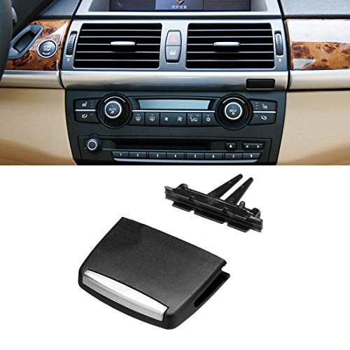 Jaronx Compatible with BMW X5/X6 Air Vent Clip Tab, Upgraded Fresh AC Grille Air Conditioning Vent Outlet Tab Clip (Compatible with BMW X5 E70 2006-2012, X6 E71 2008-2013) (Front Row)