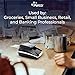 Perco Portable Counterfeit Bill Detector with UV/MG1/MG2/IR Smart Detection, Compact Lightweight Design – Money Checker for Small Business, Retail, and On-The-Go Use
