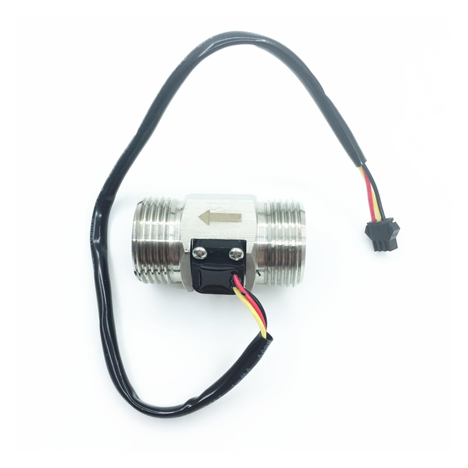24V Acciaio inossidabile DN25 G1"12V Effetto Hall NPN Segnale Uscita impulsi, Misuratore sensore di flusso turbina liquido SUS 5 VDC(7V- 24V)