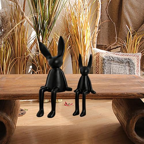 Décoration de lapin de Pâques mignon pour table de bureau et chambre