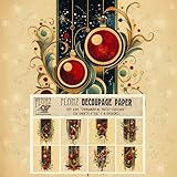 Pack of 24 sheets of thinnest glossy paper for decoupage and craft, each sheet size 6"x6" (16x16cm). THIS IS PAPER. This paper is not napkins not generic scrapbooking paper, this is thin glossy sheets. Each pack contain 8 different patterns, three co...