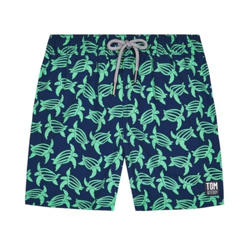 Tom & Teddy Boys' Turtle Swim Trunk