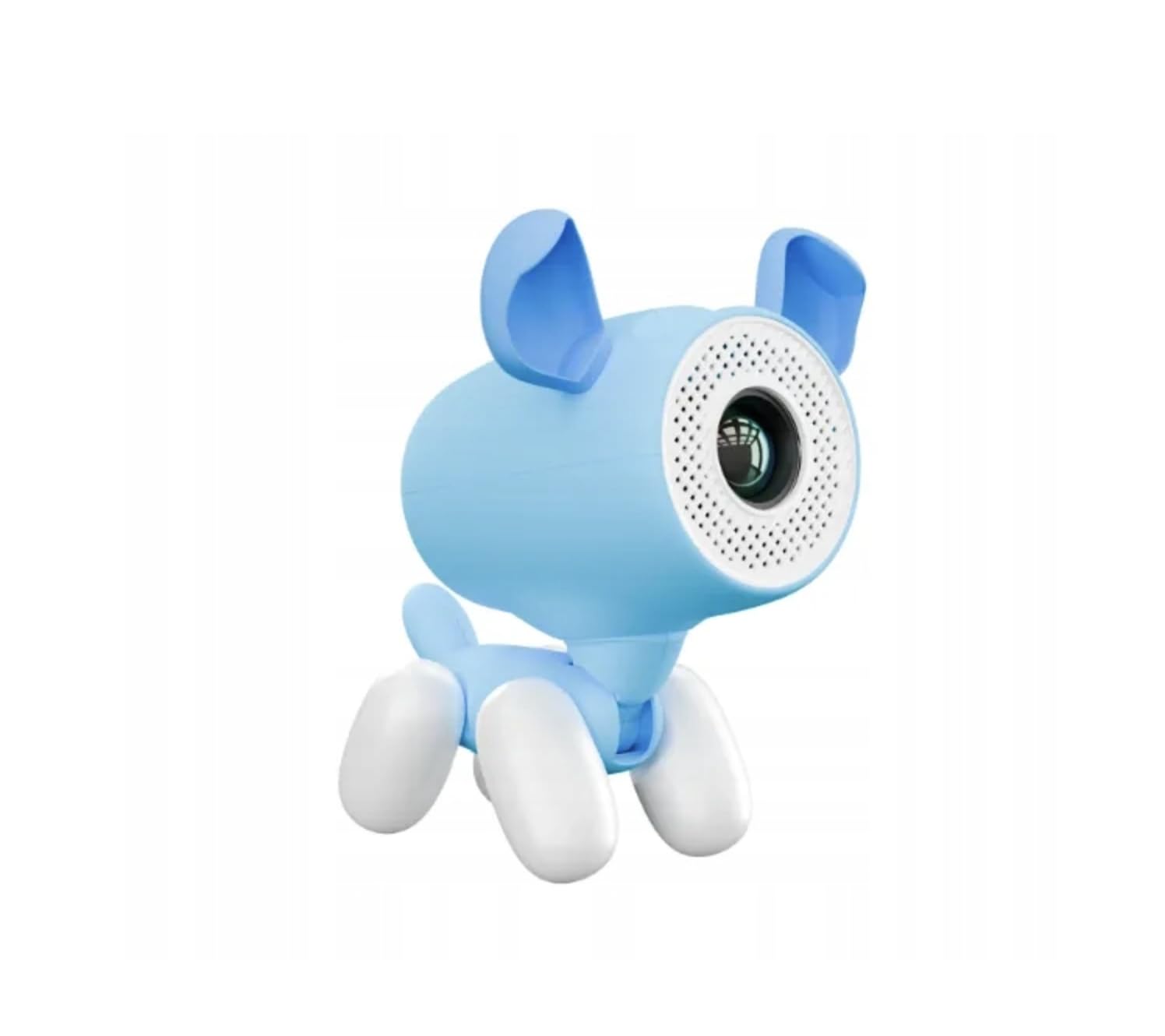 KIANO Alpha Kid Dog projektor dla dzieci | HD 1280 x 720 | Android 13 | 200 ANSI lumenów | 50-150 cali | Wi-Fi i Bluetooth | projektor do nauki i zabawy dla dzieci | biało-niebieski