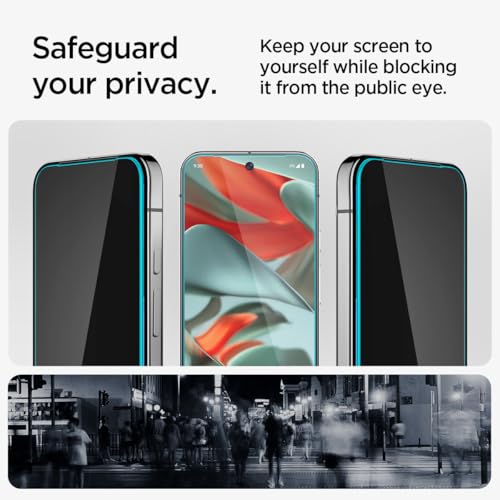 Spigen EZ Fit Privacy Tempered Glass Screen Protector Guard For Pixel 9 Pro XL -2 Pack 6 51Ia5Ql+ozL