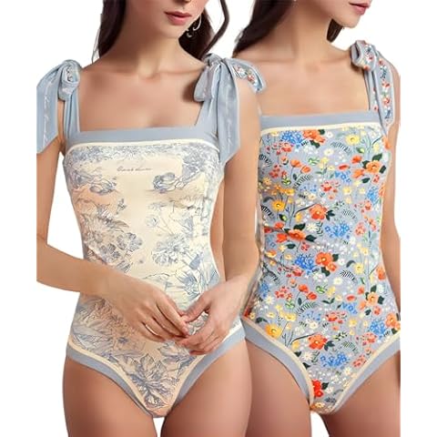 SKAYS Reversible Floral Sexy One Piece Bathing Suit Cover