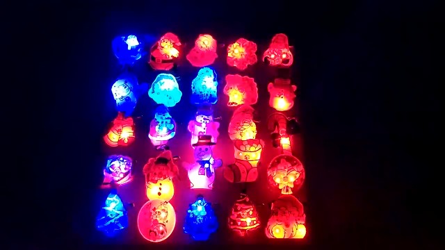 Amazon.co.jp: Homilius ピンバッジ 100枚セット LEDブローチピン 発光
