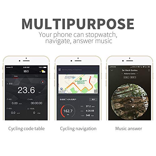 Goodjobb Bolsa de Guiador para Bicicleta Sombra à Prova de Água Suporte para Celular Suporte de Bols