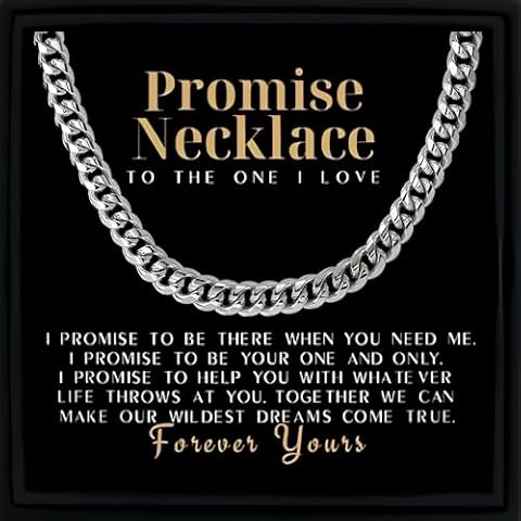 Promise Necklace Gift for Him Cover
