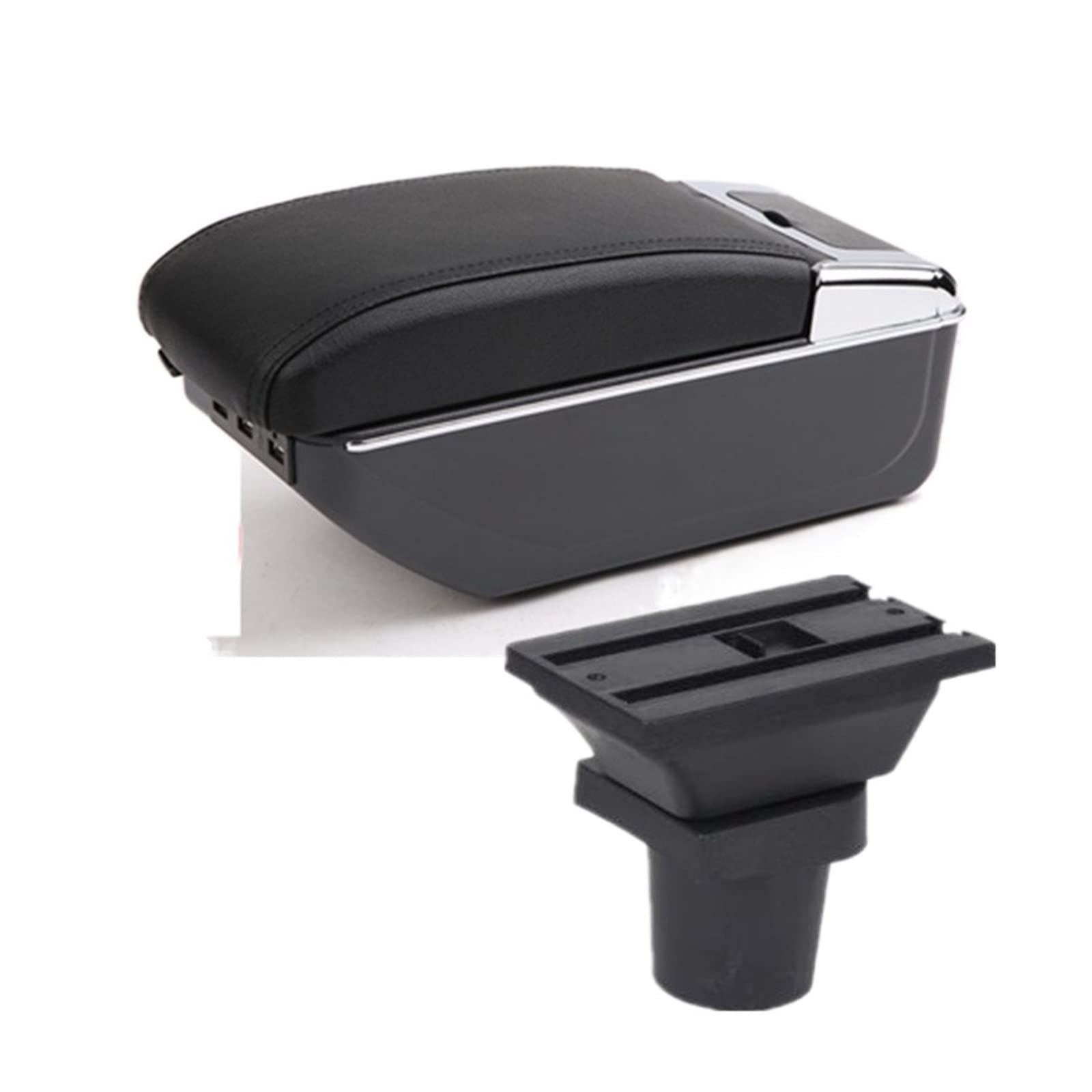 Baiqimv For Toyota For Aqua For Prius C Car Armrest Box Interior Parts Retrofit Car Armrest Center Storage Box With USB