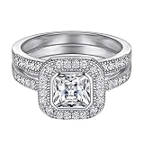 ➎ ♥Paquete: 1PCS Anillo,1x Caja con Flor,1x Tarjeta de Regalo;1x Bolsa de Joyería