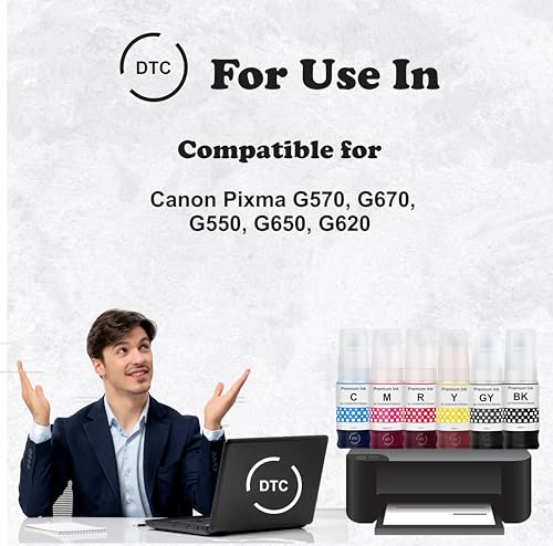 Image of Duplex DTC GI-73 Ink Bottle Compatible for Canon Pixma G570, G670, G550, G650, G620 Printers (GI-73 Red Ink 1 Pcs)