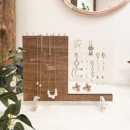 Amazon アクセサリースタンド アクセサリー収納 誕生日プレゼント ウォールナット ハートドロップス ジュエリー収納 通販 Amazon アクセサリースタンド アクセサリー収納 誕生日プレゼント ウォールナット ハートドロップス ジュエリー収納 通販