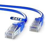 Mr. Tronic White Cat 6 Ethernet Cable 30m, LAN Ethernet Network Cable with RJ45 Ends Connectors, Internet Compatible with Cat 7 / Cat 8 | AWG24 Patch, UTP CCA (30 Meters, Blue)