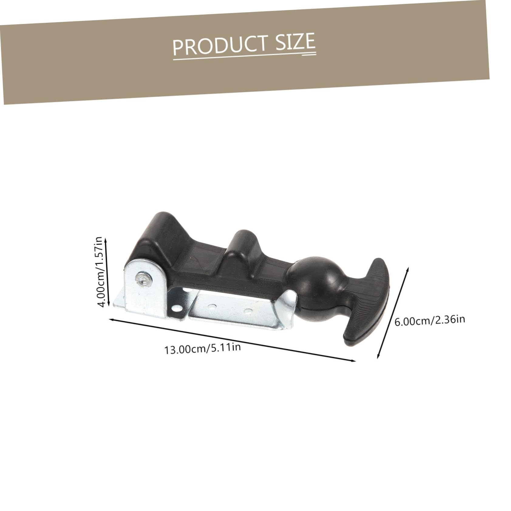 HOLIDYOYO Boat Door Latch Lock T-Handle Rubber Latch Shock Absorbing Buckle for Marine Use