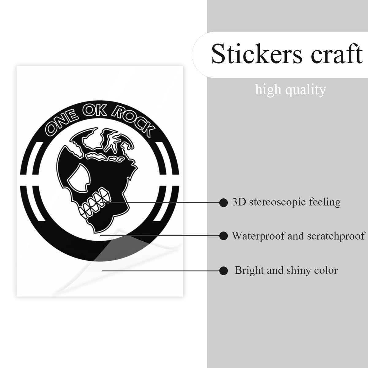 Amazon.co.jp: クリスタルステッカー ワンオクロック One Ok Rock 防水