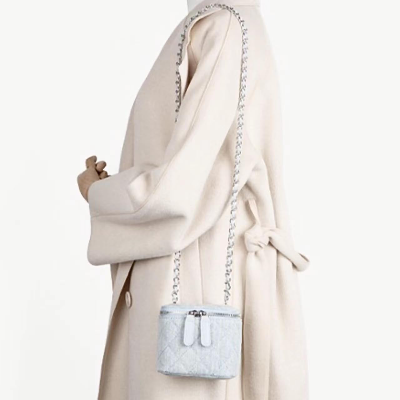 Mini Denim Crossbody Bags for Women Small Vintage Square Box Purse Boho Cross Body Handbags with Chain and Zipper - Image 2