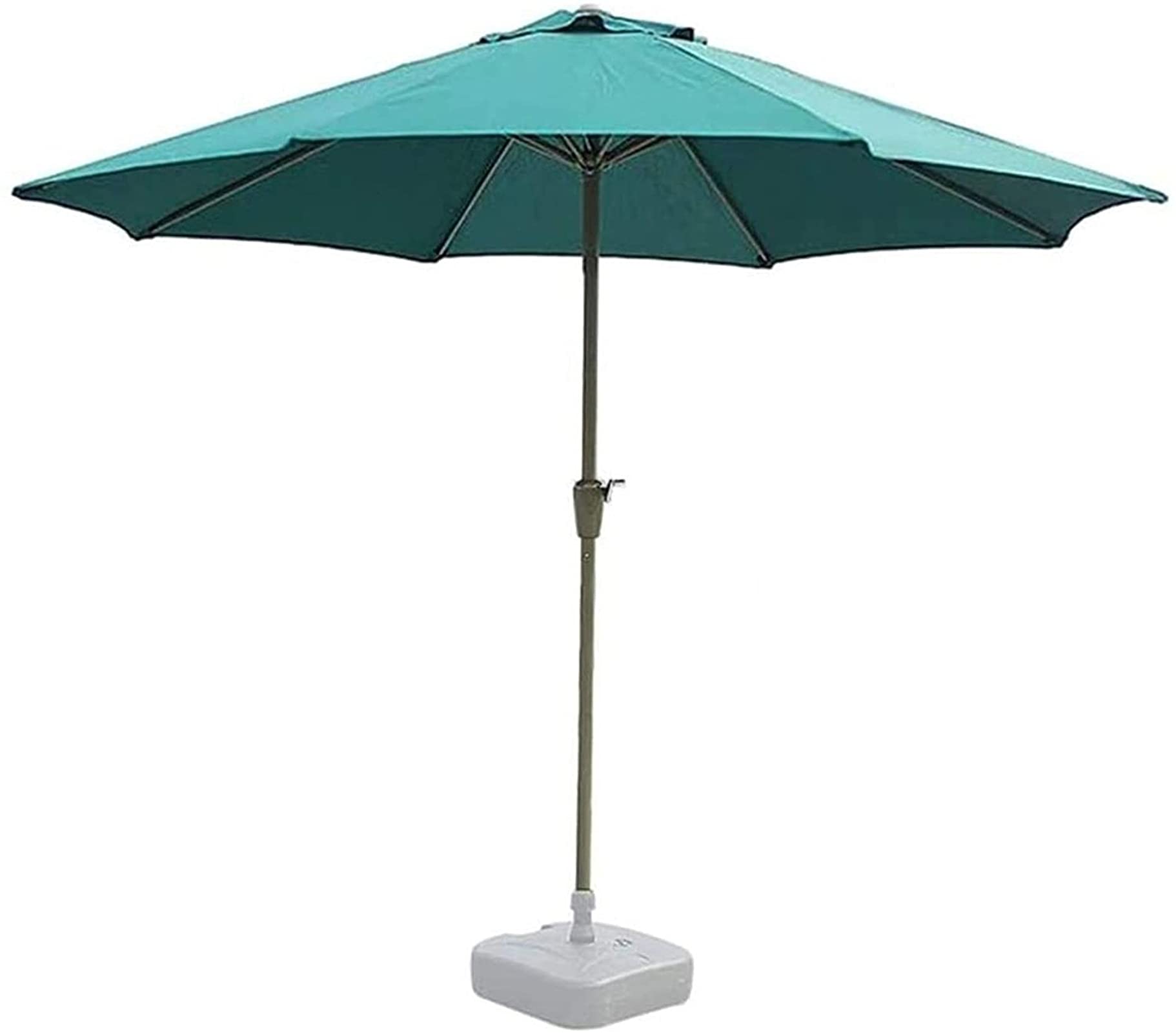 Parasol para terraza CLSDRZC de 2.7m resistente al viento con manivela 6