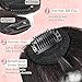 Bangs Hair Clip in Bangs 100% Real Human Hair Extensions Wispy Bangs Clip on Air Bangs for Women Hairpieces Curved Bangs for Daily Wear (A-Natural Black, Wispy Bangs)