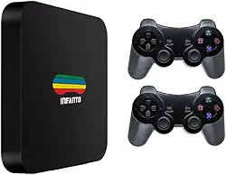 Video Game Retrô Infanto 4 - Console Retrô com 44 mil jogos antigos (2 controles) (Sem fio)