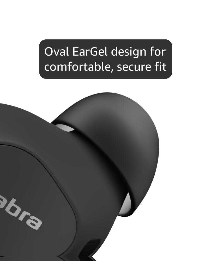 Jabra Elite 10 Wireless In-Ear Bluetooth Earbuds Advanced Active Noise Cancellation, 6 Built-in Microphones and Dolby Atmos Sound - Matte Black