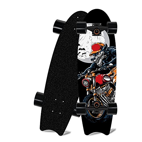 Skateboard complet ABEC-7 et sa planche 8 couches d'érable pour une stabilité maximale