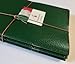 Bieffe Handmade Italy 3 Stationary Journal Note Book Drawing Writing Diary Lined (Deep Green)