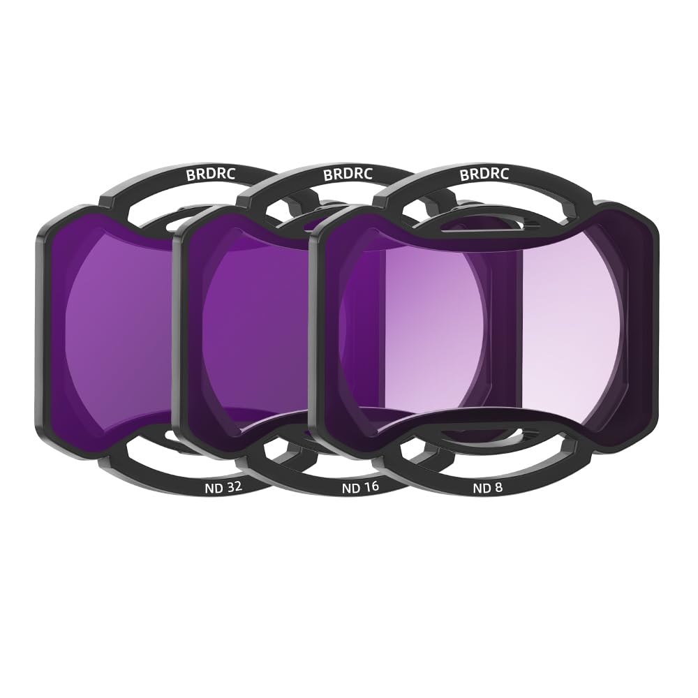 ND8 / ND16 / ND32 Filters Set for DJI Avata 2, 3 Pack Filter Compatible with DJI Avata 2, Neutral Density Camera Lens ND Filter